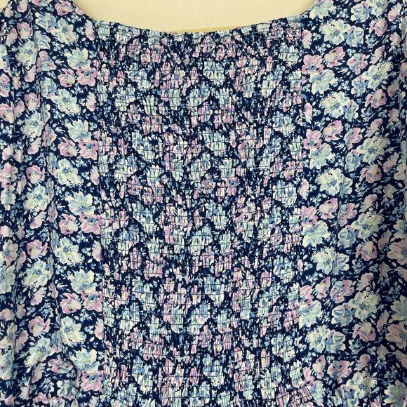 Skies Are Blue Curvy Floral sleeve Midi Dress Size 3X NWT - Picture 8 of 8
